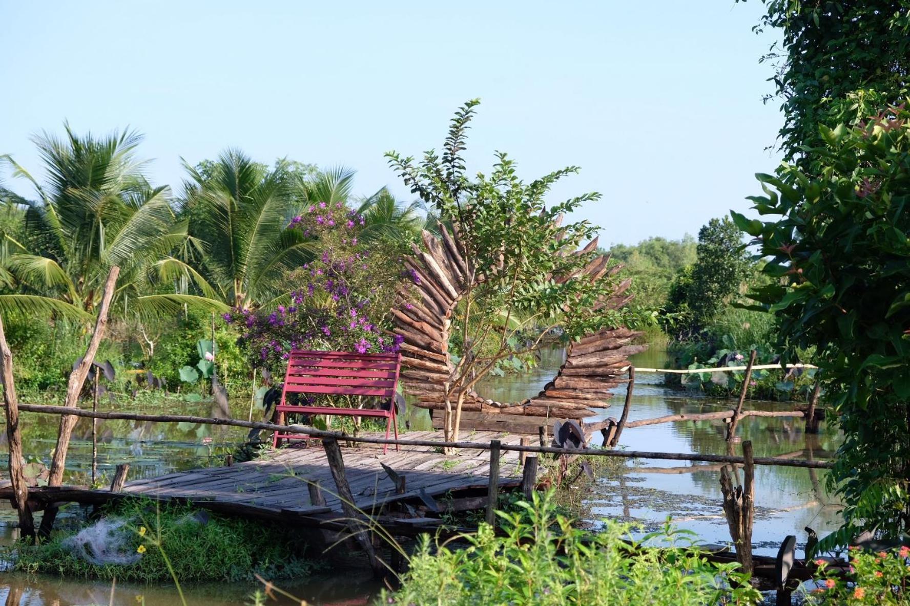Bungalow - Farmstay Hoa Rung U Minh Cà Mau 외부 사진